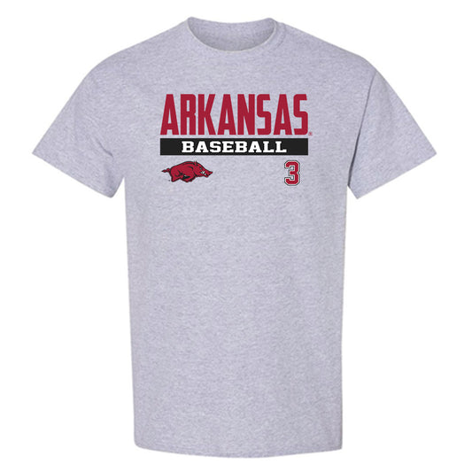 Arkansas - NCAA Baseball : Nolan Souza - Classic Fashion Shersey T-Shirt-0
