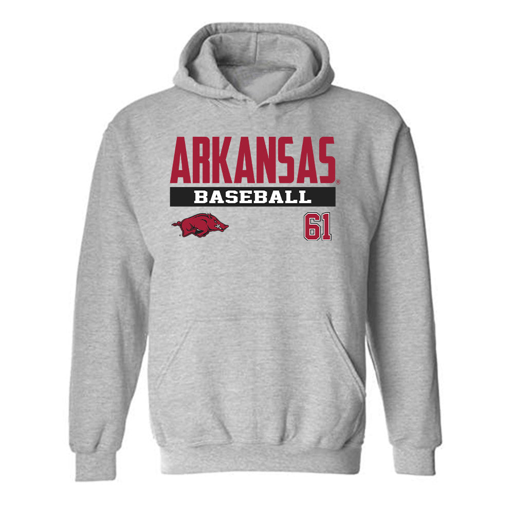 Arkansas - NCAA Baseball : Adam Hachman - Classic Fashion Shersey Hooded Sweatshirt