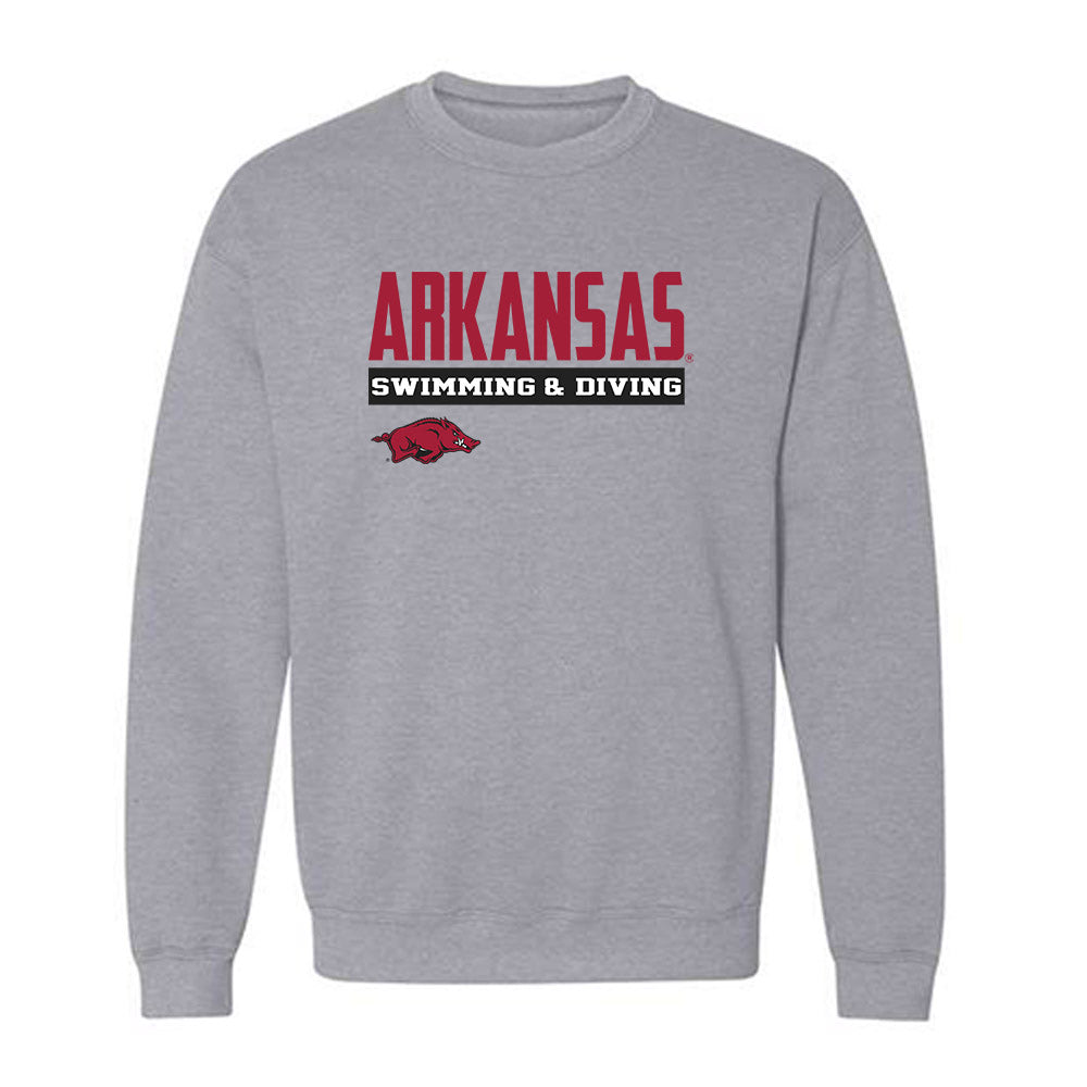 Arkansas - NCAA Women's Swimming & Diving : Delaney Harrison - Classic Fashion Shersey Crewneck Sweatshirt-0