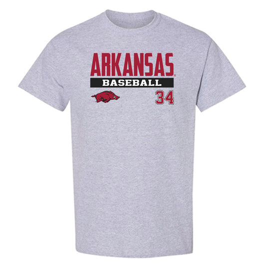 Arkansas - NCAA Baseball : Joey Lorenzini - Classic Fashion Shersey T-Shirt-0
