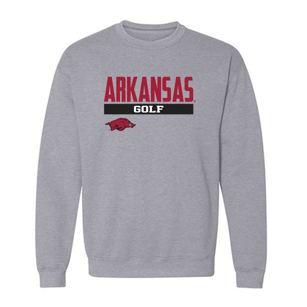 Arkansas - NCAA Men's Golf : Jackson McLaughlin - Classic Fashion Shersey Crewneck Sweatshirt-0