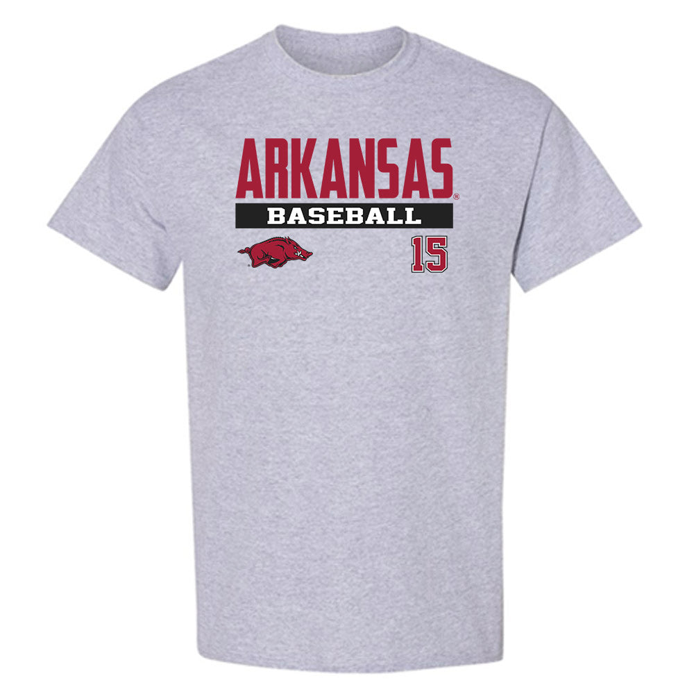 Arkansas - NCAA Baseball : Jackson Kircher - Classic Fashion Shersey T-Shirt-0