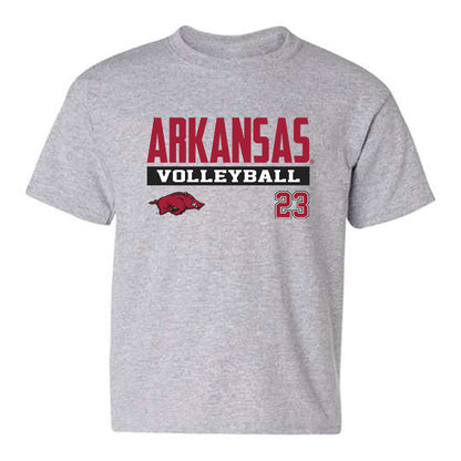 Arkansas - NCAA Women's Volleyball : Aleki Alexander - Classic Fashion Shersey Youth T-Shirt-0