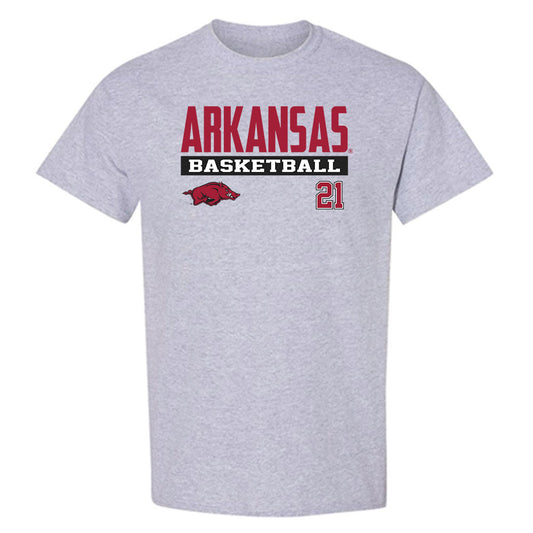 Arkansas - NCAA Men's Basketball : DJ Wagner - Classic Fashion Shersey T-Shirt-0