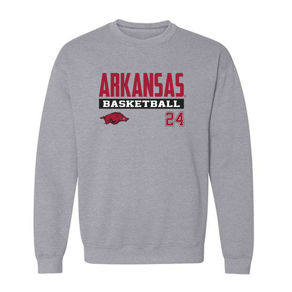 Arkansas - NCAA Men's Basketball : Billy Richmond III - Classic Fashion Shersey Crewneck Sweatshirt-0