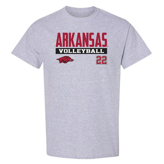 Arkansas - NCAA Women's Volleyball : Ava Roth - Classic Fashion Shersey T-Shirt-0