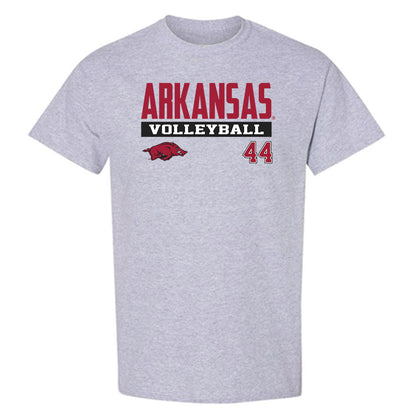 Arkansas - NCAA Women's Volleyball : Zoi Evans - Classic Fashion Shersey T-Shirt-0