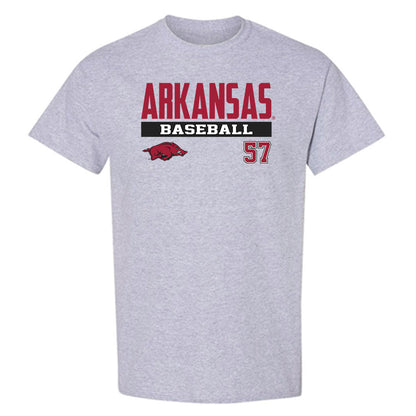Arkansas - NCAA Baseball : Ross Felder - Classic Fashion Shersey T-Shirt-0