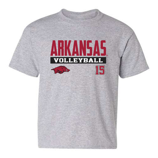 Arkansas - NCAA Women's Volleyball : Courtney Jackson - Classic Fashion Shersey Youth T-Shirt