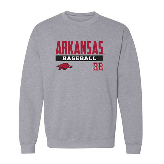Arkansas - NCAA Baseball : Colin Fisher - Classic Fashion Shersey Crewneck Sweatshirt-0