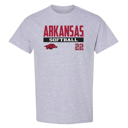 Arkansas - NCAA Softball : Nikki McGaffin - Classic Fashion Shersey T-Shirt