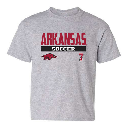 Arkansas - NCAA Women's Soccer : Macy Schultz - Classic Fashion Shersey Youth T-Shirt