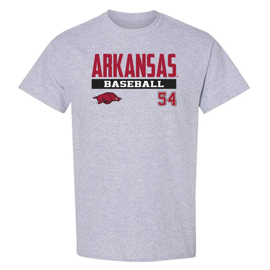 Arkansas - NCAA Baseball : Kel Busby - Classic Fashion Shersey T-Shirt-0