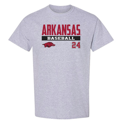Arkansas - NCAA Baseball : Landon Schaefer - Classic Fashion Shersey T-Shirt-0