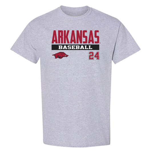 Arkansas - NCAA Baseball : Landon Schaefer - Classic Fashion Shersey T-Shirt-0