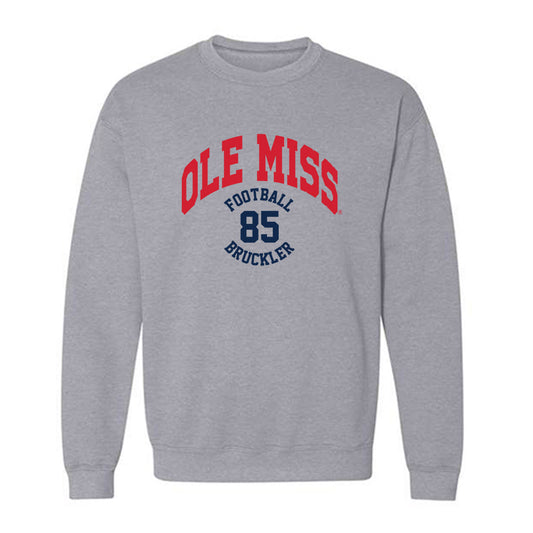 Ole Miss - NCAA Football : Trace Bruckler - Classic Fashion Shersey Crewneck Sweatshirt-0