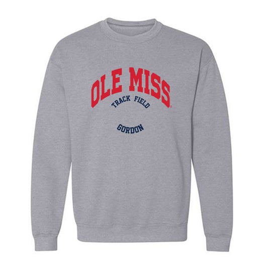 Ole Miss - NCAA Women's Track & Field : Nyajah Gordon - Classic Fashion Shersey Crewneck Sweatshirt-0