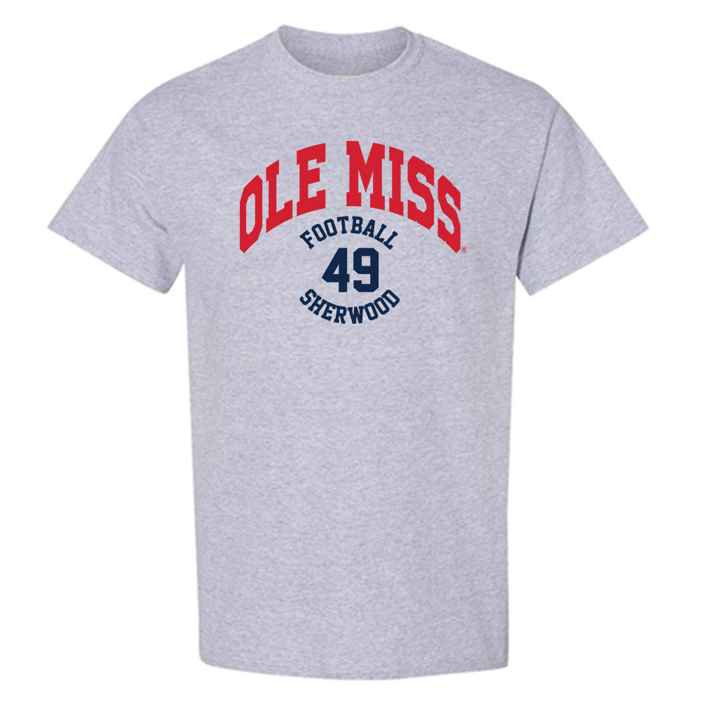 Ole Miss - NCAA Football : Kegan Sherwood - Classic Fashion Shersey T-Shirt-0