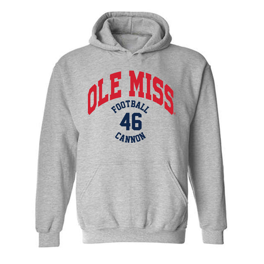 Ole Miss - NCAA Football : Cooper Cannon - Classic Fashion Shersey Hooded Sweatshirt-0