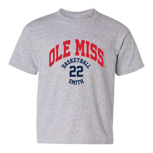 Ole Miss - NCAA Men's Basketball : Max Smith - Classic Fashion Shersey Youth T-Shirt-0