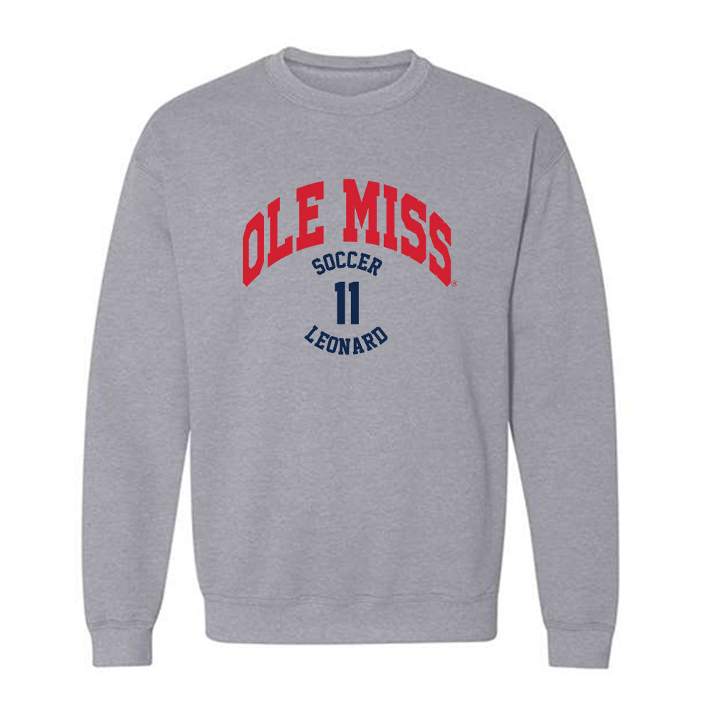 Ole Miss - NCAA Women's Soccer : Bella Leonard - Classic Fashion Shersey Crewneck Sweatshirt-0