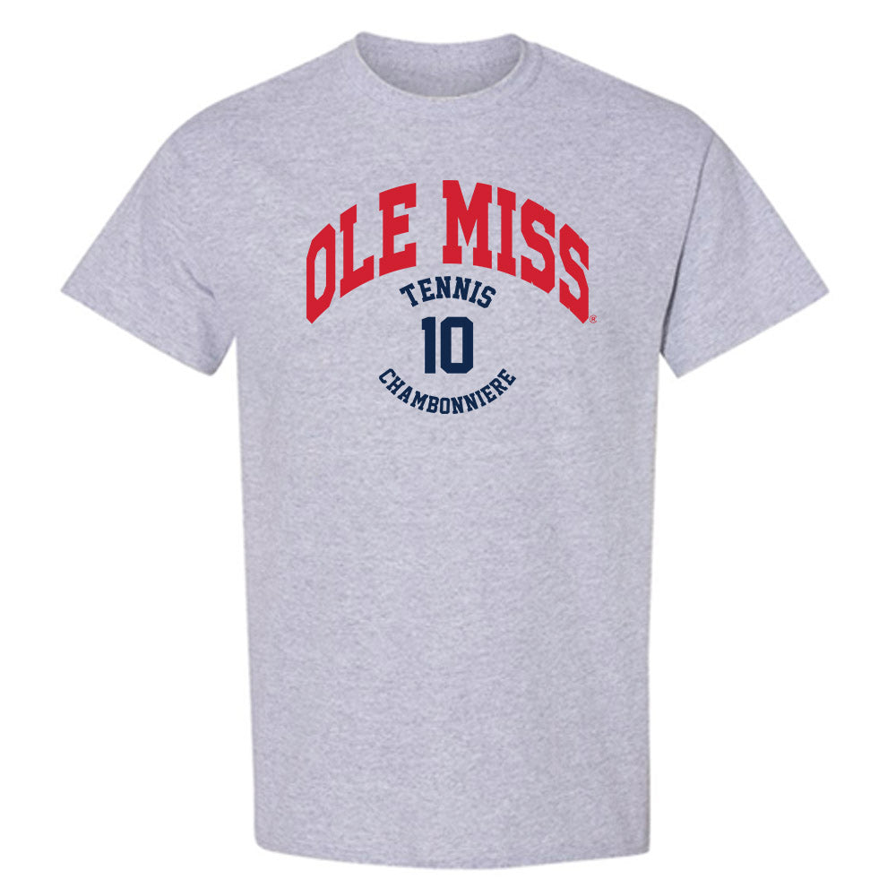 Ole Miss - NCAA Men's Tennis : Matthieu Chambonniere - Classic Fashion Shersey T-Shirt-0