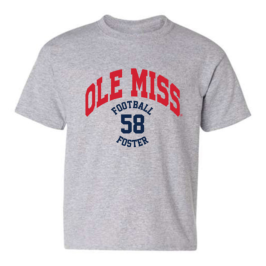 Ole Miss - NCAA Football : Jude Foster - Classic Fashion Shersey Youth T-Shirt