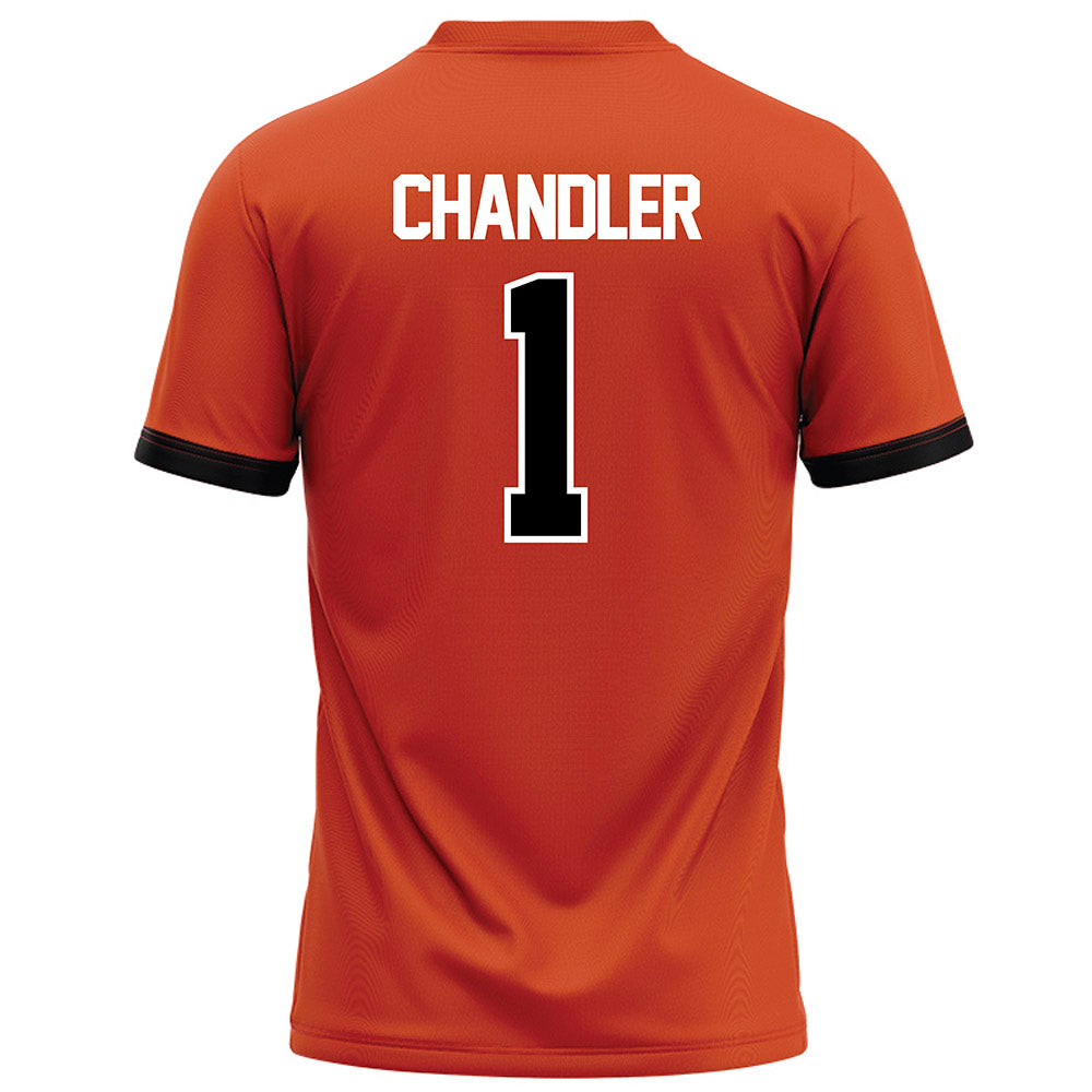 Campbell - NCAA Football : Mike Chandler - Orange Football Jersey-1