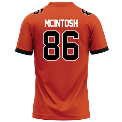 Campbell - NCAA Football : Adam McIntosh - Orange Football Jersey