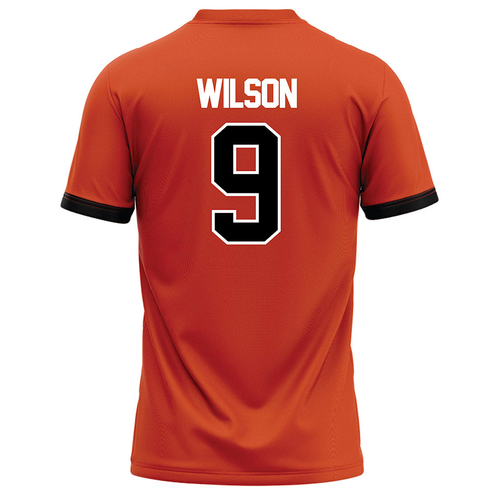 Campbell - NCAA Football : Trevor Wilson - Orange Football Jersey-1