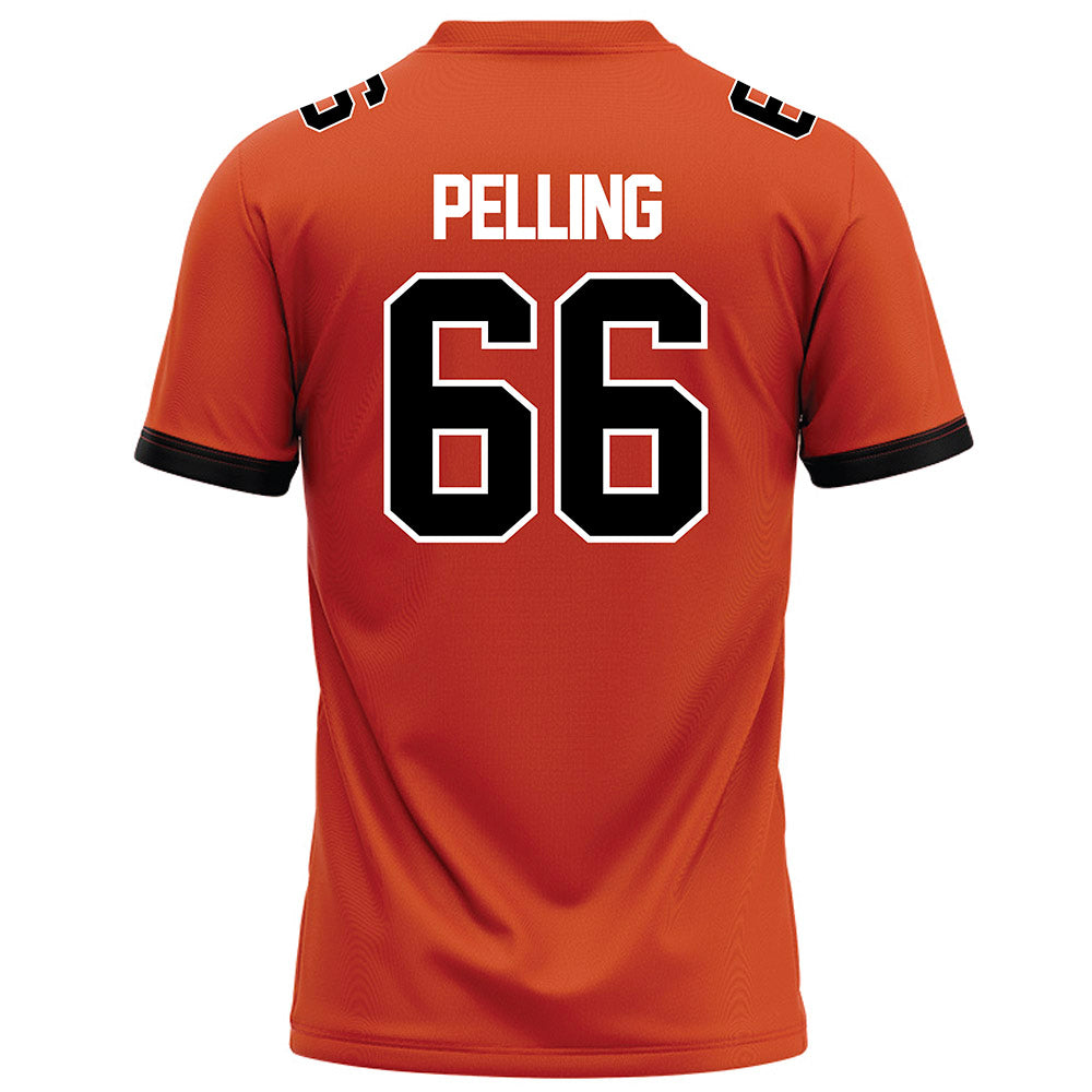 Campbell - NCAA Football : Freddie Pelling - Orange Football Jersey-1