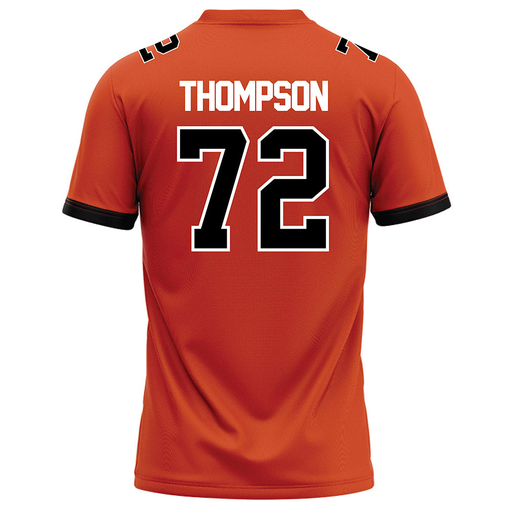 Campbell - NCAA Football : Donovan Thompson - Orange Football Jersey-1