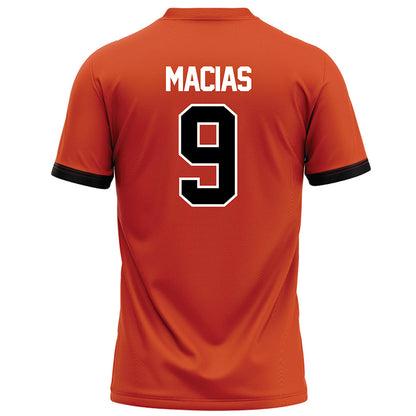Campbell - NCAA Football : Raymond Macias - Orange Football Jersey-1