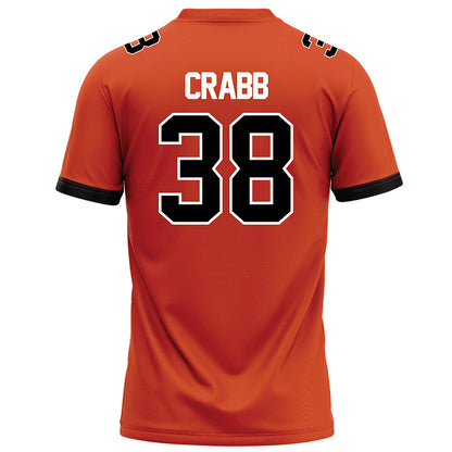 Campbell - NCAA Football : Alex Crabb - Orange Football Jersey