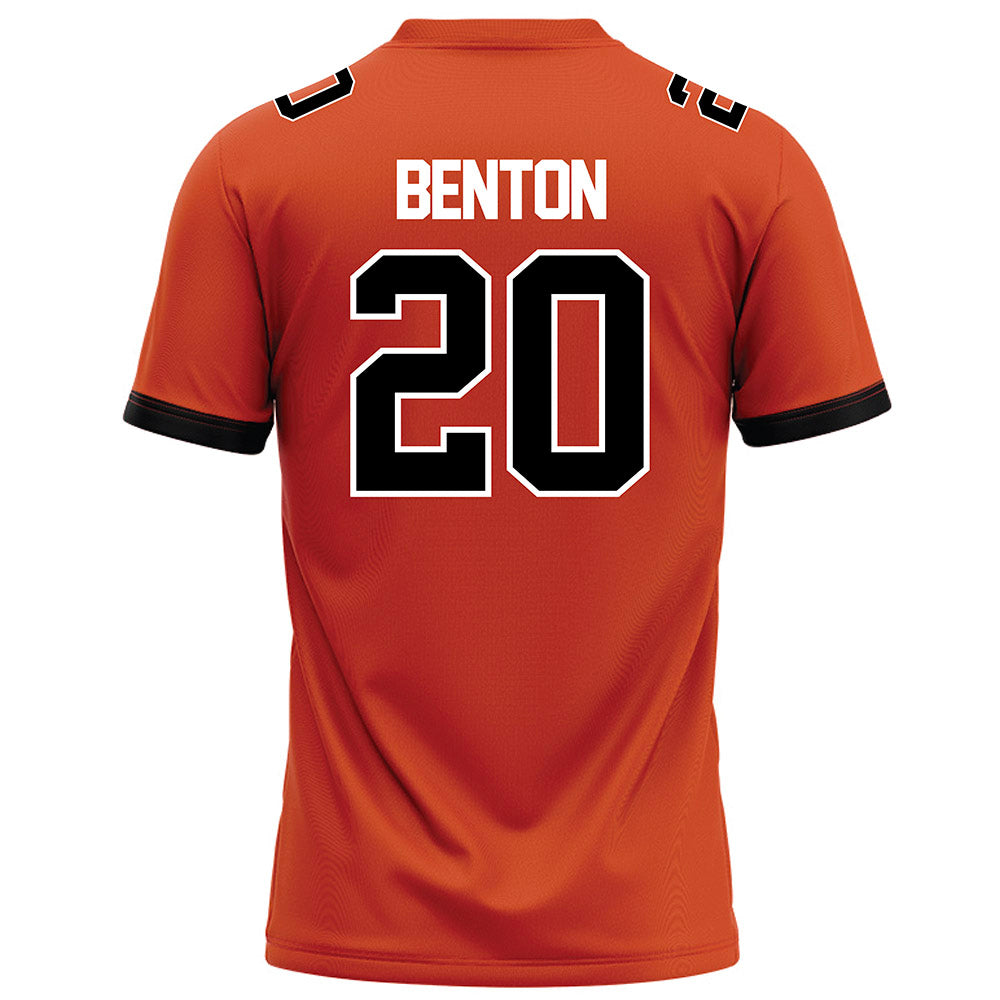 Campbell - NCAA Football : AJ Benton - Orange Football Jersey-1