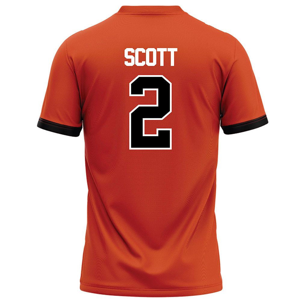 Campbell - NCAA Football : Kj Scott - Orange Football Jersey-1