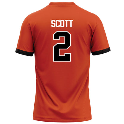 Campbell - NCAA Football : Kj Scott - Orange Football Jersey-1