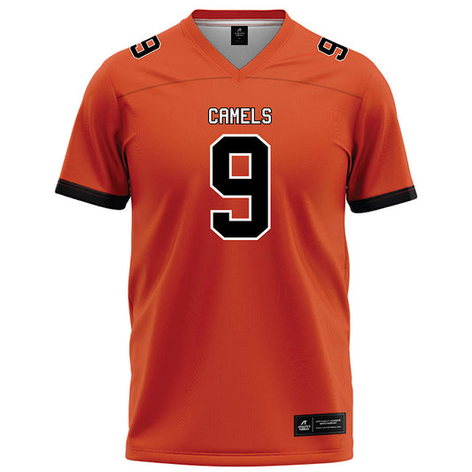 Campbell - NCAA Football : Sincere Brown - Orange Football Jersey-0