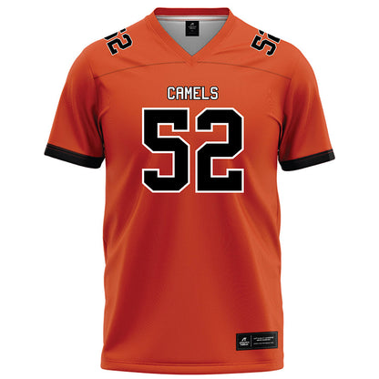 Campbell - NCAA Football : Dante Jones - Orange Football Jersey-0
