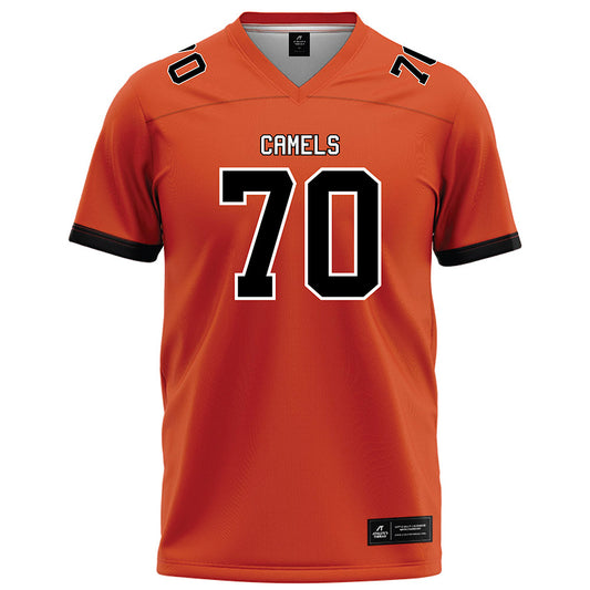 Campbell - NCAA Football : Ashton Allman - Orange Football Jersey