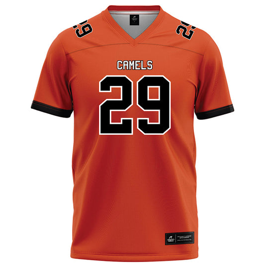 Campbell - NCAA Football : Wiley Hartley - Orange Football Jersey