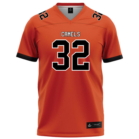 Campbell - NCAA Football : Vince Barefoot - Orange Football Jersey-0