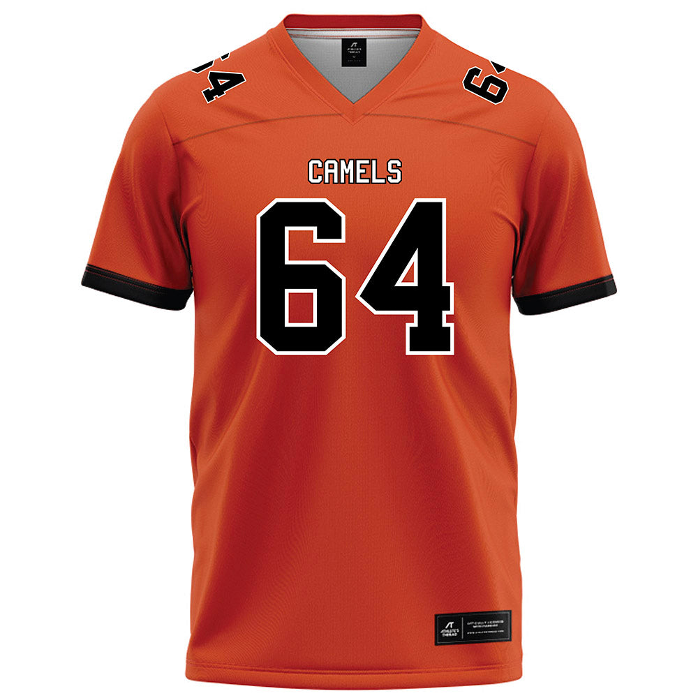 Campbell - NCAA Football : Christian Schliemann - Orange Football Jersey-0