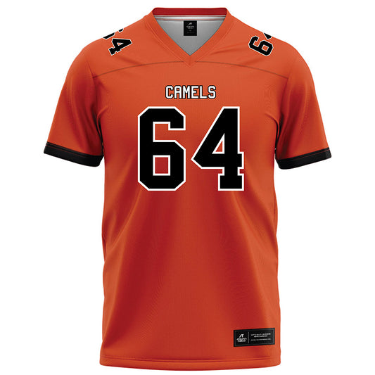 Campbell - NCAA Football : Christian Schliemann - Orange Football Jersey-0