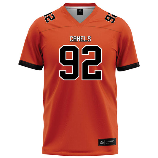 Campbell - NCAA Football : Raymond Macias - Orange Football Jersey