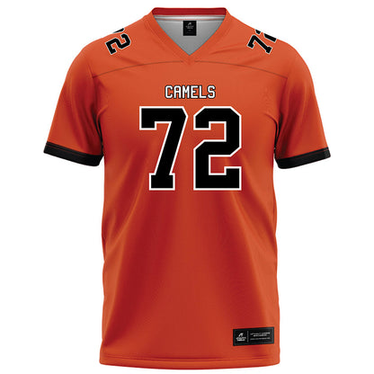Campbell - NCAA Football : Donovan Thompson - Orange Football Jersey-0