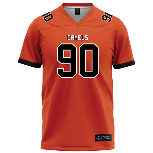 Campbell - NCAA Football : Connor Lytton - Orange Football Jersey