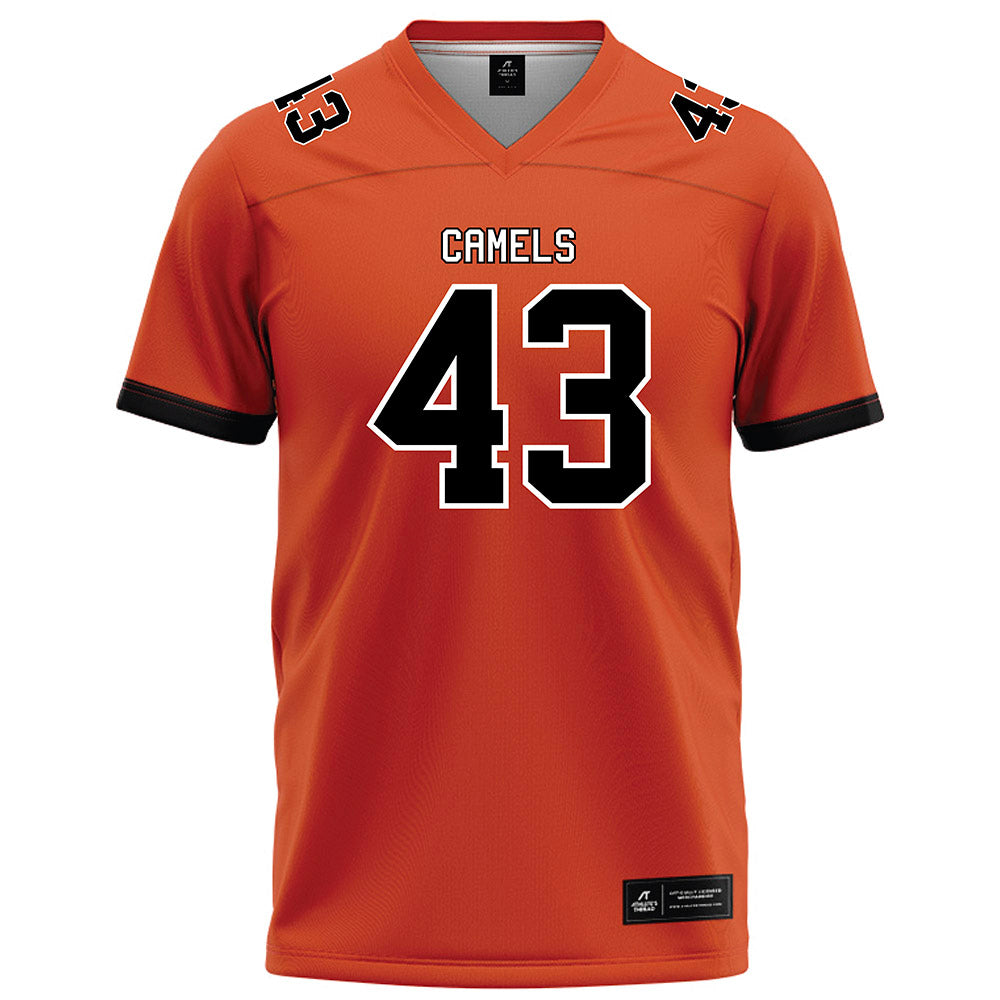 Campbell - NCAA Football : Logan Livermon - Orange Football Jersey