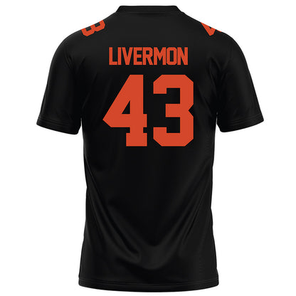 Campbell - NCAA Football : Logan Livermon - Black Football Jersey