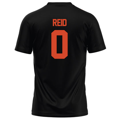 Campbell - NCAA Football : Davyn Reid - Black Football Jersey